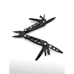 Smith & Wesson Black Multi Tool Pliers Knife Saw Screwdriver w/ Sheath EDC